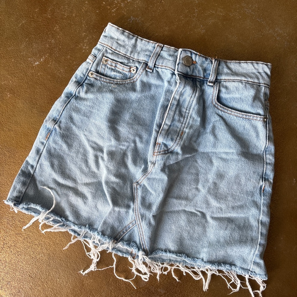 Bershka Vintage Light Blue Denim